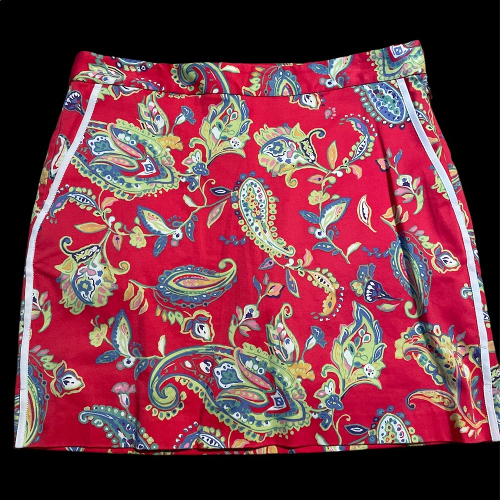Polo Golf Ralph Lauren Paisley Skort / Skirt 6